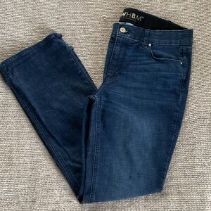 White House Black Market Women’s Dark Blue Slim Boot Cut Jeans